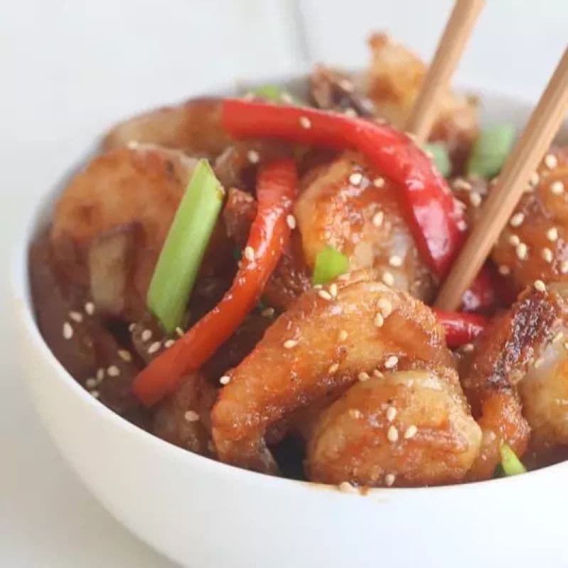 D12. Mongolian Shrimp Chef's Special