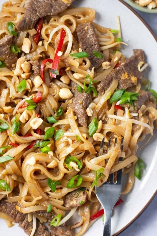 N1. Beef Pad Thai Noodles