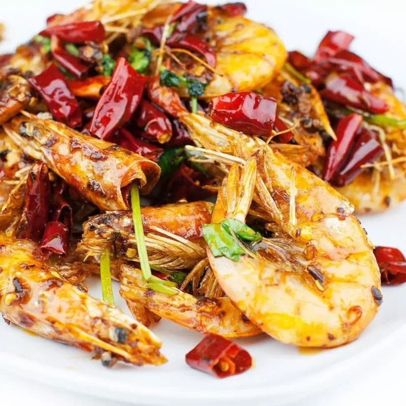 D6. Hot Pepper Shrimp Chef's Special