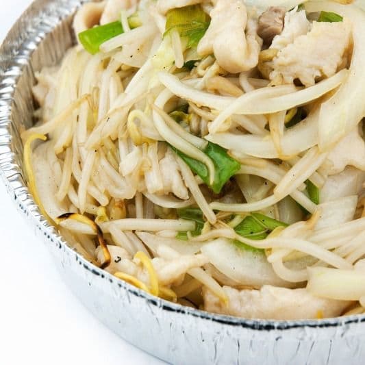 N7. Double Pan Fried Chicken Noodles
