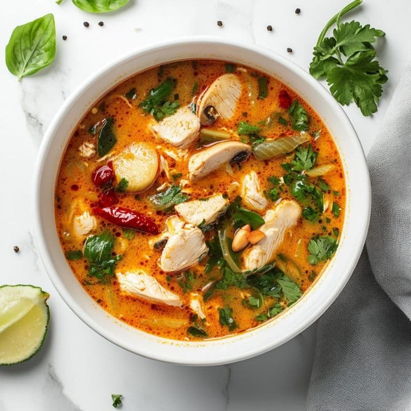 N9. Tom Yum Chicken Noodle Soup