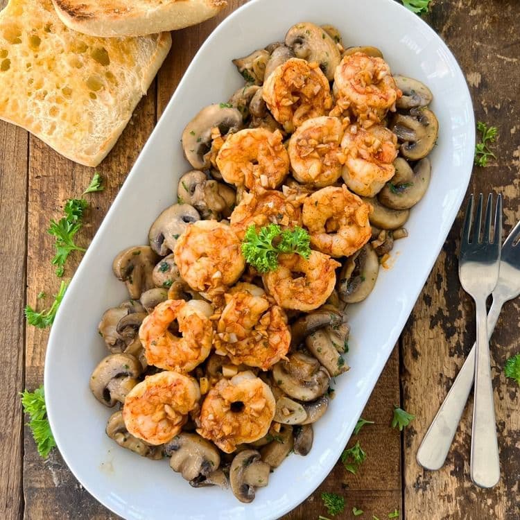 Wild Mushrooms Shrimp Chef's Special