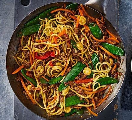 N7. Double Pan Fried Pork Noodles